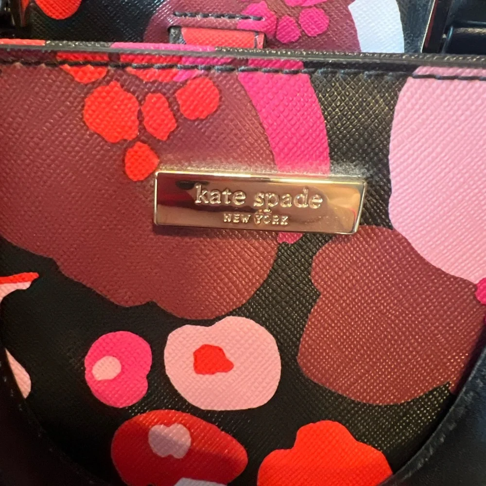 Kate Spade Floral Women's Bag - Black and Red - Picture 3 of 9